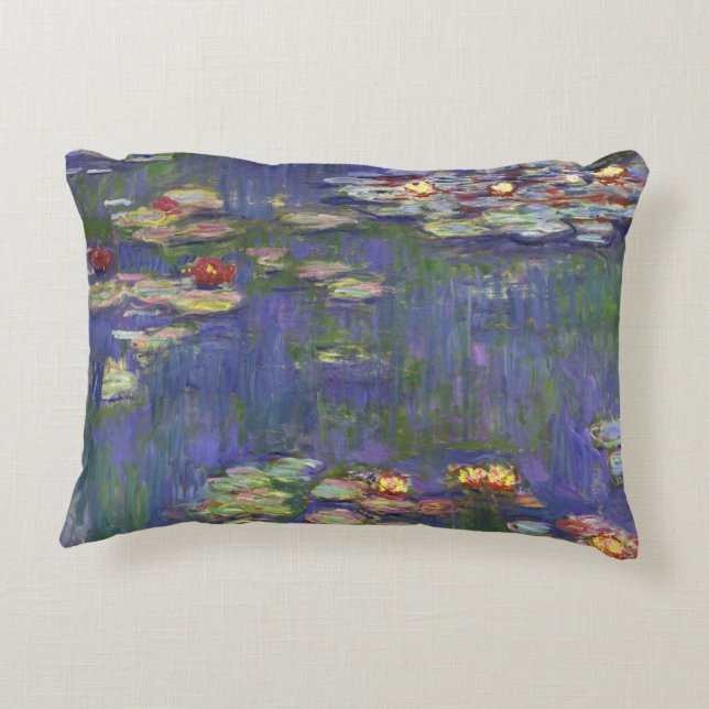 Coussins Décoratifs Chefs-d'œuvre de Nymphéas de Monet (Dos)