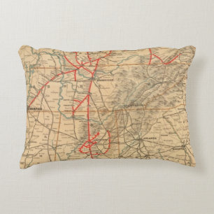 Coussins Décoratifs Chemin de fer de Louisville et de Nashville