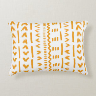 Coussins Décoratifs Chemins De Motif Africain En Toile De Soleil En Bl
