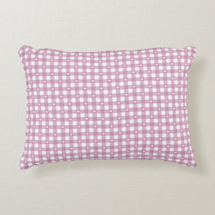 Coussins Décoratifs Chèques Magenta