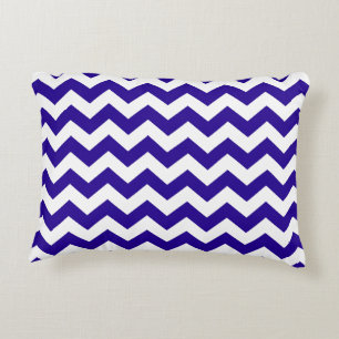Coussins Décoratifs Chevron bleu Ultramarine