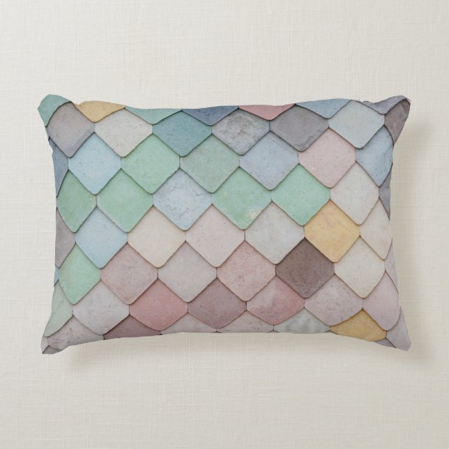 Coussins Décoratifs Chic Pastel Chic Shabby Tiles Lieux de cuisine (Devant)