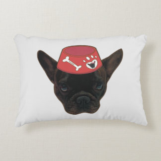 Coussins Décoratifs Chien-taureau français au Red Bowl