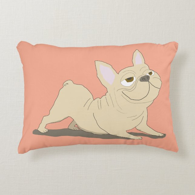 Coussins Décoratifs Chien tête en bas (Devant)