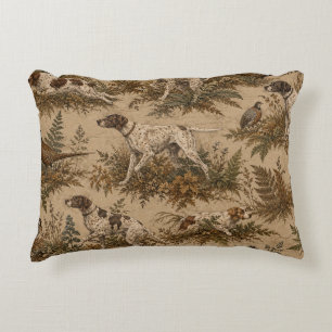 Coussins Décoratifs Chiens de chasse et gibier à plumes de style vinta