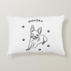 Coussins Décoratifs Chihuahua élégant : Décor Art Personnalisé