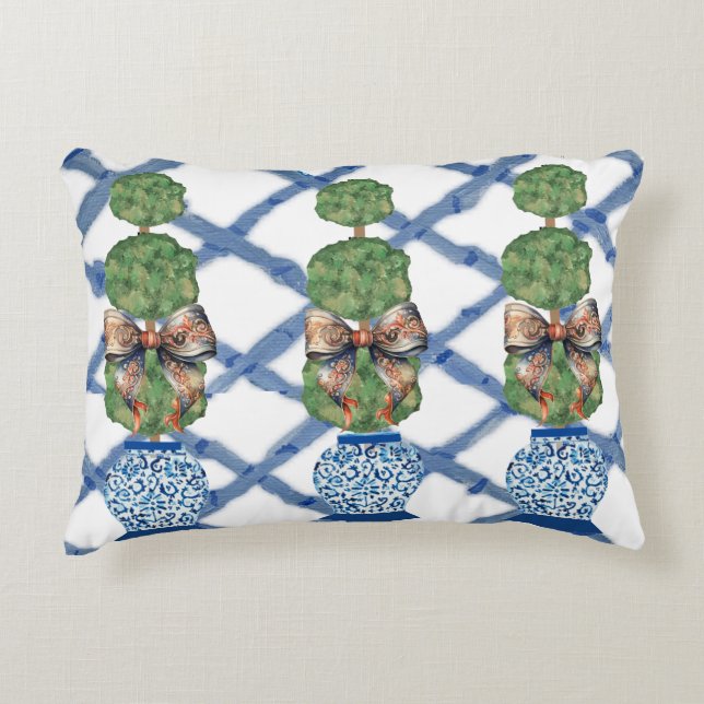 Coussins Décoratifs Chinoiserie Blue Ginger Jars lumbar (Devant)