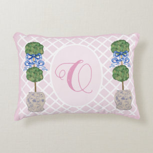 Coussins Décoratifs Chinoiserie Rose Ginger Jar Jars Panier Topio Le