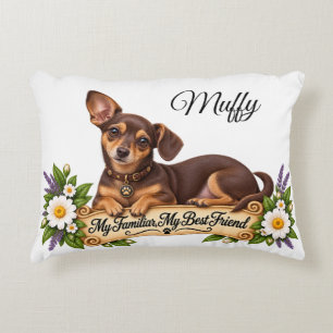 Coussins Décoratifs Chiweenie Personnalisé Mon Meilleur Ami