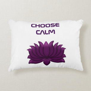 Coussins Décoratifs Choisissez Fleur de Lotus Violet Calme