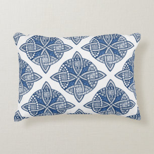 Coussins Décoratifs Choisissez votre couleur Celtic Knot Motif Bleu