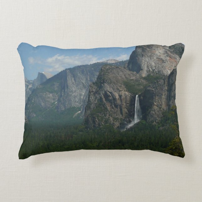 Coussins Décoratifs Chute de Bridalveil et Half Dome à Yosemite (Devant)