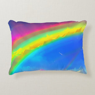 Coussins Décoratifs Ciel lumineux arc-en-ciel