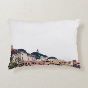 COUSSINS DÉCORATIFS CIEL NUAGE AVEC VILLE
