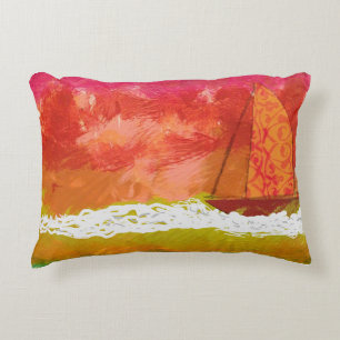 Coussins Décoratifs Cieux Rouges de Navigation