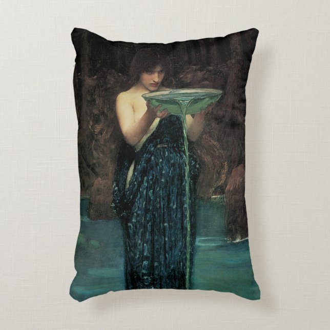 Coussins Décoratifs Circe Invidiosa de John William Waterhouse (Devant(Vertical))