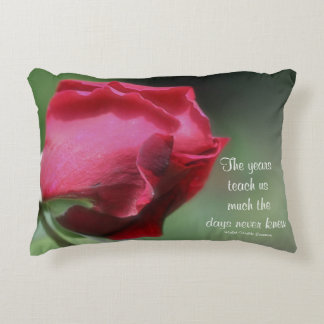 Coussins Décoratifs Citation de la vie de la sagesse Rosebud Inspirati