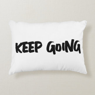 Coussins Décoratifs Citation Inspirante pour Continuer Texte Gras