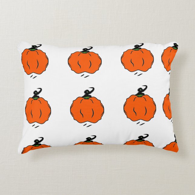 Coussins Décoratifs Citrouilles de récolte d'automne (Devant)