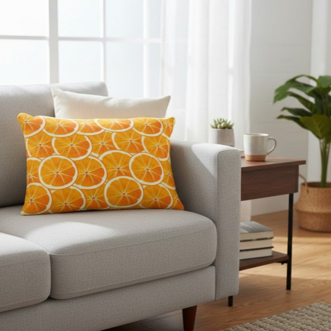 Coussins Décoratifs Citrus Orange Slice Jeu d'oreiller (Créateur téléchargé)