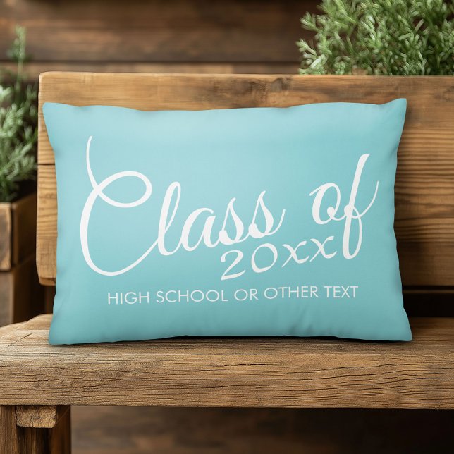 Coussins Décoratifs Classe personnalisée de pour Graduation ou Réunion (Custom Graduation Pillow)