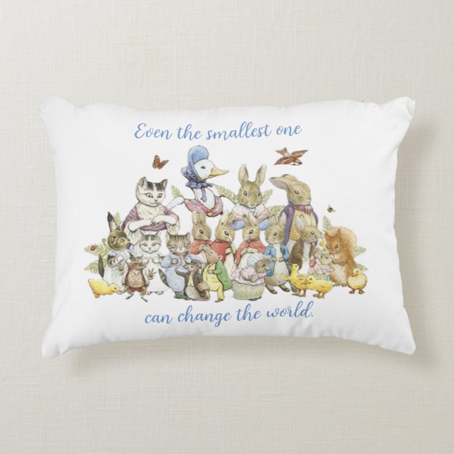 Coussins Décoratifs Classique Pierre le lapin (Devant)