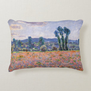 Coussins Décoratifs Claude Monet - Champ de coquelicots 1890 (Giverny)