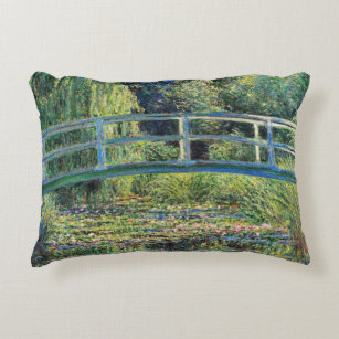 Coussins Décoratifs Claude Monet - Etang Lily et Pont Japonais