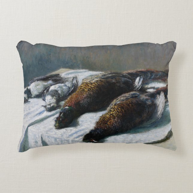 Coussins Décoratifs Claude Monet - La vie morte avec les faisans (Devant)