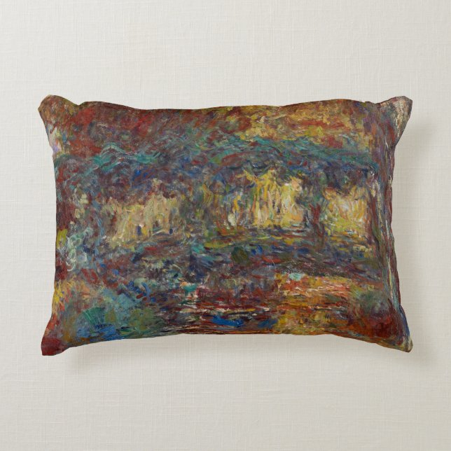 Coussins Décoratifs Claude Monet | le pont japonais (Devant)