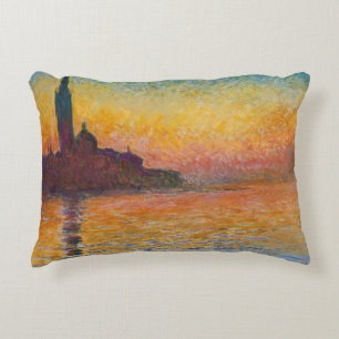 Coussins Décoratifs Claude Monet - San Giorgio Maggiore au crépuscule