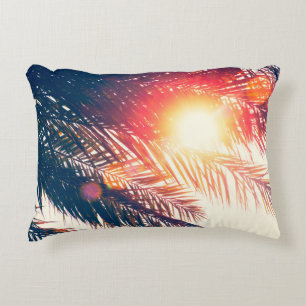 Coussins Décoratifs cocotier à la côte tropicale, fait de Vintage