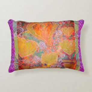 Coussins Décoratifs Coeurs mélangés