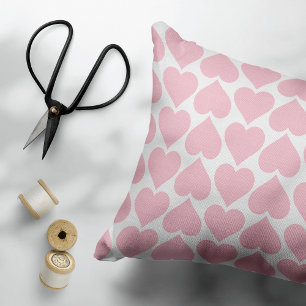 Coussins Décoratifs Coeurs roses Motif, Romantique, Amour