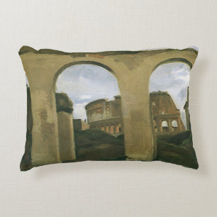 Coussins Décoratifs Colisée vu à travers les arcades à Rome, Italie
