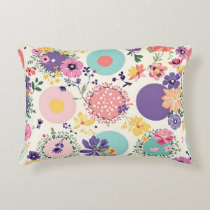 Coussins Décoratifs Coloré Floral et géométrique Vintage Boho Motif