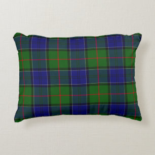 Coussins Décoratifs Colquhoun tartan bleu vert plaid