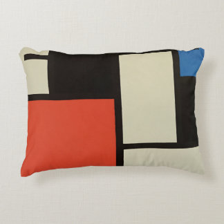 Coussins Décoratifs Composition mondrienne Art moderne de la peinture