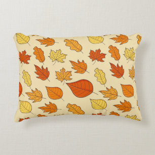 Coussins Décoratifs Concept feuille : Motif symbole d'automne