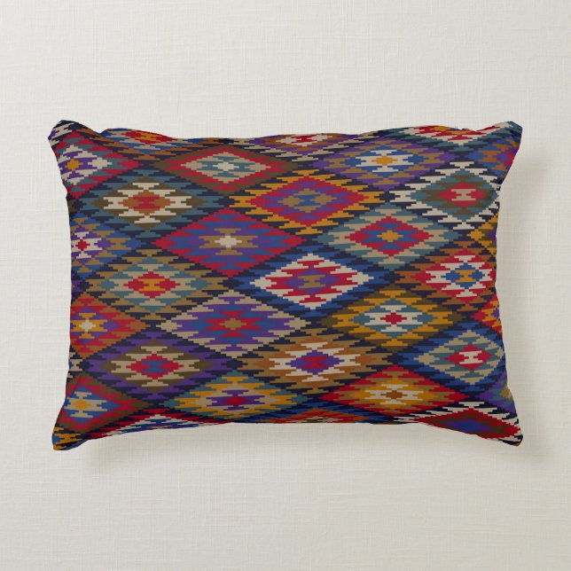 Coussins Décoratifs Conception boho kilim marocain (Devant)