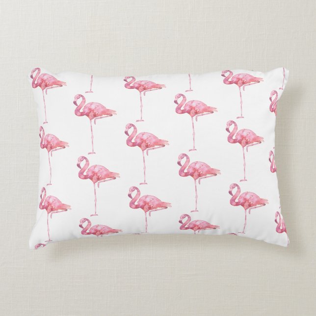 Coussins Décoratifs Conception de la série de Flamants roses d'appel d (Devant)