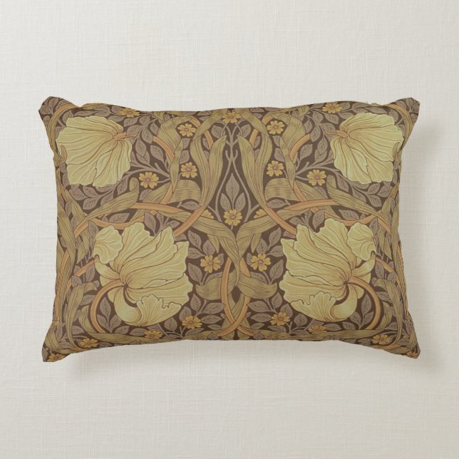 Coussins Décoratifs Conception de papier peint de "mouron", 1876 (Devant)