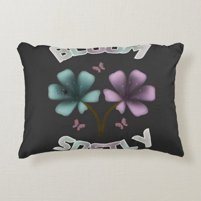 Coussins Décoratifs Conception florale de printemps Bloom Softly Paste (Devant)