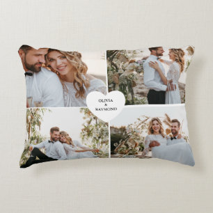 Coussins Décoratifs Concevez votre propre amour Collage de photos