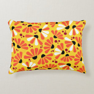 Coussins Décoratifs Confetti à fleur de citron jaune