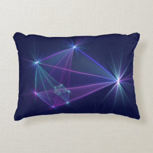 Coussins Décoratifs Constellation, Art Fractal Abstrait Imaginaire