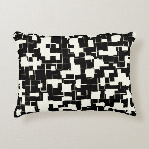 Coussins Décoratifs Cool noir blanc moderne Motif moderne design