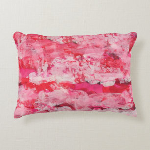Coussins Décoratifs Cool texture rose. art, artistique, flou, brillant