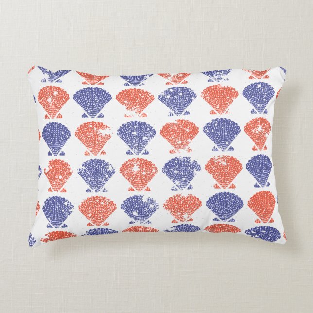 Coussins Décoratifs Coquillages d'Amérique côtière (Devant)