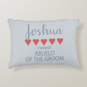 Coussins Décoratifs Cortège de mariage et de noce 5 Cœur Abuelo du mar